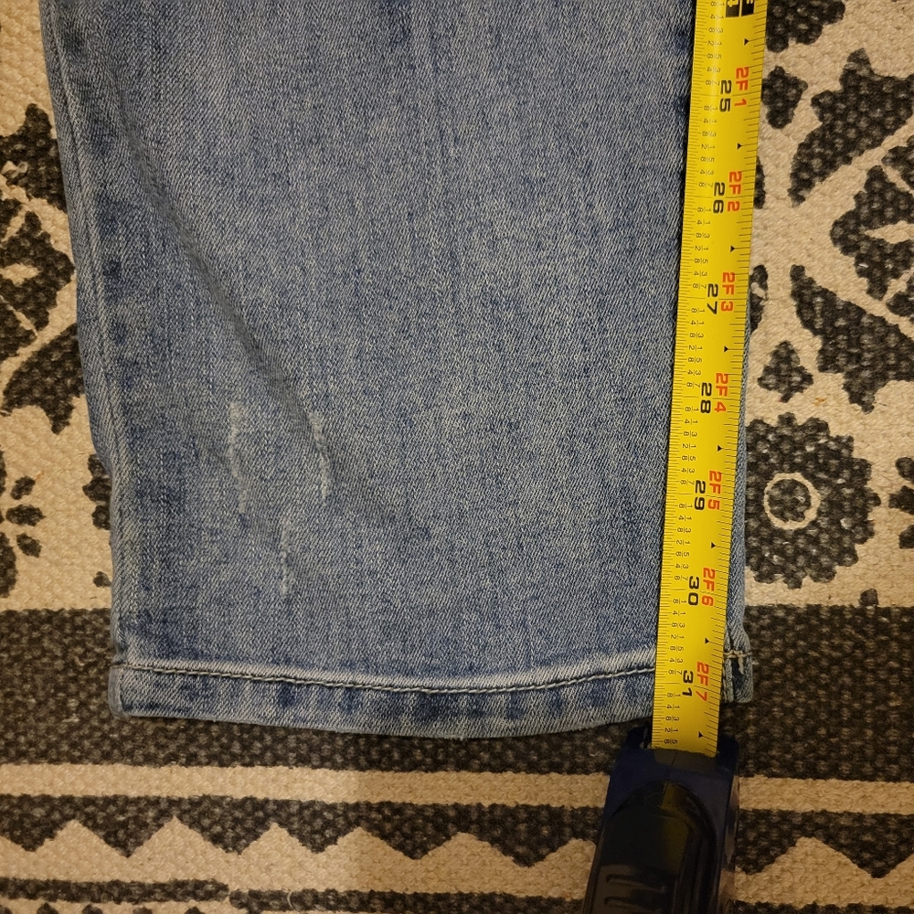 Womens Free people jeans with painted pocket medium wash - Picture 6 of 9